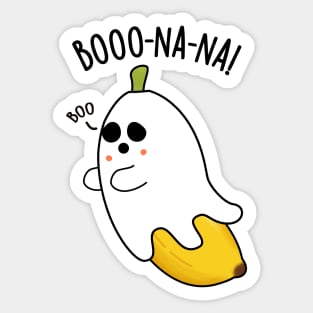 Boo-nana Funny Ghost Banana Pun Sticker